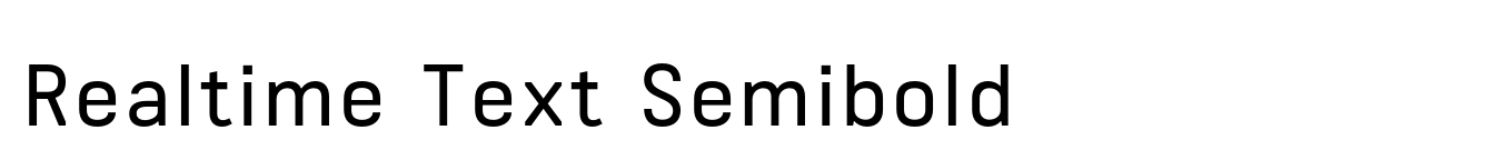 Realtime Text Semibold
